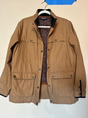 Patagonia Brown Field Jacket with Snap Pockets